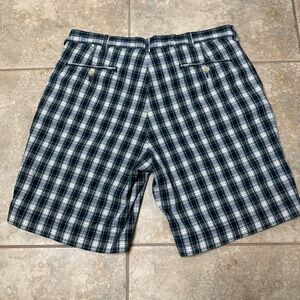 Polo by Ralph Lauren Black and White Flat Front Shorts